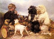 Richard ansdell,R.A. The Lucky Dogs china oil painting artist